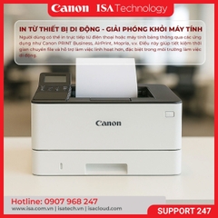 Máy in laser đen trắng Canon LBP243DW II (A4/A5/ Đảo mặt/ USB/ LAN/ WIFI)