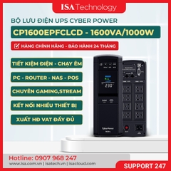 Bộ lưu điện UPS CyberPower CP1600EPFCLCD 1600VA/1000W