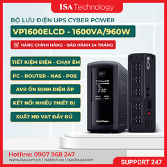 Bộ lưu điện UPS CyberPower VP1600ELCD 1600VA/960W tương thích PC , NAS DS224+ DS423+