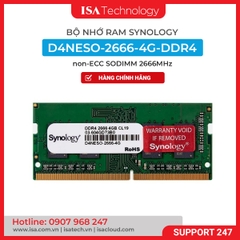 Bộ nhớ Ram Synology D4NESO-2666-4G