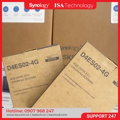 Bộ nhớ RAM Synology D4ES02 - 4G DDR4 ECC SODIMM 3200MHz dành cho Nas DS723+, DS923+ hàng chính hãng