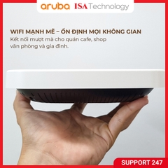 Bộ phát wifi Aruba Instant On AP12 - R2X01A bộ phát wifi băng tần kép chuẩn AC tốc độ 1600Mbsp chịu tải 75 user
