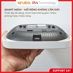 Bộ phát wifi Aruba Instant On AP12 - R2X01A bộ phát wifi băng tần kép chuẩn AC tốc độ 1600Mbsp chịu tải 75 user