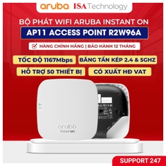 Bộ phát wifi Aruba Instant On AP11 (RW) Access Point R2W96A băng tân kép chuẩn AC 1167Mbps
