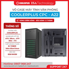 Vỏ case máy tinh văn phòng Coolerplus CPC - A22