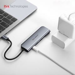 Bộ chuyển đổi USB Type-C sang HDMI + USB 3.0*3 +PD Ugreen (50209)