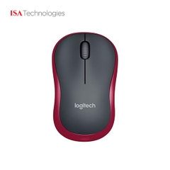 Chuột máy tính không dây Logitech M185, màu đỏ