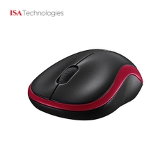 Chuột máy tính không dây Logitech M185, màu đỏ