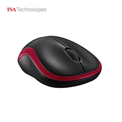 Chuột máy tính không dây Logitech M185, màu đỏ