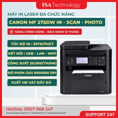Máy in Canon MF275dw | In 2 Mặt, Scan, Copy, Fax, ADF, Wifi – Chính Hãng ISA Technology