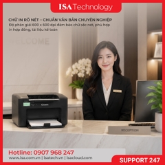 Máy in laser đen trắng Canon LBP122DW (A4/A5/ Đảo mặt/ USB/ WIFI)