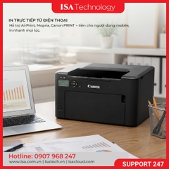 Máy in laser đen trắng Canon LBP122DW (A4/A5/ Đảo mặt/ USB/ WIFI)