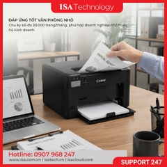 Máy in laser đen trắng Canon LBP122DW (A4/A5/ Đảo mặt/ USB/ WIFI)