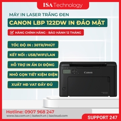 Máy in laser đen trắng Canon LBP122DW (A4/A5/ Đảo mặt/ USB/ WIFI)
