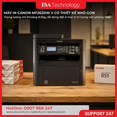 Máy In Laser Đa Chức Năng Canon MF262dw II (In, Scan, Copy, In Đảo Mặt, USB, Wifi, 24ppm)