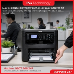 Máy In Laser Đa Chức Năng Canon MF262dw II (In, Scan, Copy, In Đảo Mặt, USB, Wifi, 24ppm)