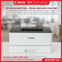 Máy in Laser trắng đen đa năng Canon LBP243DW in đảo mặt A4 A5 USB LAN WIFI