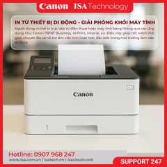 Máy in Laser trắng đen đa năng Canon LBP243DW in đảo mặt A4 A5 USB LAN WIFI