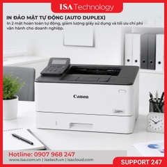 Máy In Laser trắng đen Canon LBP246DW 40ppm, In 2 mặt tự động, WiFi LAN USB, In điện thoại, 10.200 Trang hàng chính hãng
