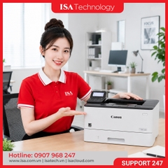 Máy In Laser trắng đen Canon LBP246DW 40ppm, In 2 mặt tự động, WiFi LAN USB, In điện thoại, 10.200 Trang hàng chính hãng