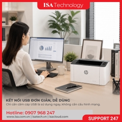 Máy in Laser đen trắng HP 107a 4ZB77A (In, A4, USB)