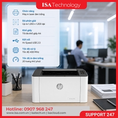 Máy in Laser đen trắng HP 107a 4ZB77A (In, A4, USB)