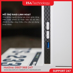 Thiết bị lưu trữ mạng NAS QNAP TS-233 | 2 khay ổ cứng ram 2GB