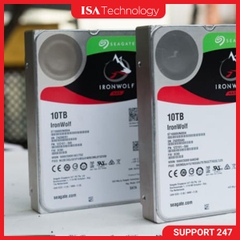 Ổ cứng HDD NAS Seagate IronWolf 10TB – 3.5 inch, 7200 RPM, SATA, 256MB Cache, Chuyên dụng cho NAS