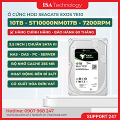 Ổ Cứng HDD Seagate Exos 7E10 10TB SATA iii 3.5 inch ST10000NM017B