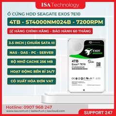 Ổ cứng HDD Seagate Exos 7E10 4TB (ST4000NM024B) HDD 3.5