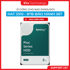 Ổ cứng HDD cho NAS Synology HAT3310-8T | 3Y WTY _HAT3310-8T 3.5 inch SATA 256MB Cache 7200 RPM