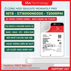 Ổ cứng Seagate Ironwolf Pro 16TB SATA 7200rpm (ST16000NE000)