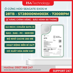 Ổ cứng Seagate Exos M 28TB ST28000NM003K 7200RPM cache 512MB SATA 6GB/ 3.5