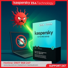 Phần mềm bản quyền KASPERSKY STANDARD SEA 5-DVC 1Y BS RP KL10414UEFS ( 5 PC )