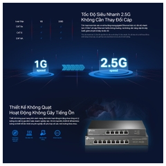 Switch TP-Link 8-Cổng 2.5G TL-SG108-M2