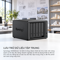 Thiết bị lưu trữ Nas Synology DS1525neo+ 5 bay
