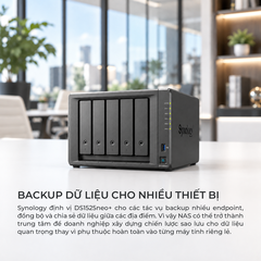 Thiết bị lưu trữ Nas Synology DS1525neo+ 5 bay