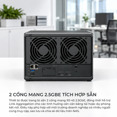 Thiết bị lưu trữ Nas Synology DS1525neo+ 5 bay