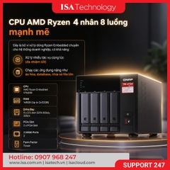 Thiết bị lưu trữ mạng Nas QNAP TS-473A-SW5T | 4 Khay ổ cứng