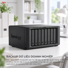 Thiết bị lưu trữ Nas Synology DS1825neo+ 8 bay