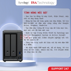 Thiết bị lưu trữ NAS Synology DS725+ 2-bay