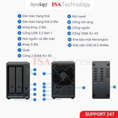 Thiết bị lưu trữ NAS Synology DS725+ 2-bay