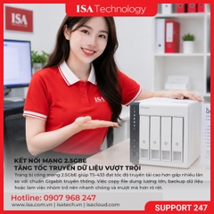Thiết bị lưu trữ mạng NAS QNAP TS-433-4G | 4 bay ổ cứng 4GB RAM