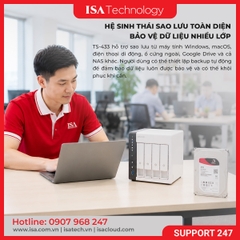 Thiết bị lưu trữ mạng NAS QNAP TS-433-4G | 4 bay ổ cứng 4GB RAM