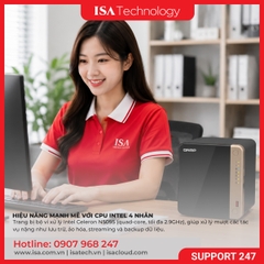 Thiết bị lưu trữ mạng NAS QNAP TS-464-8G | 4 khay ổ cứng bộ nhớ RAM 8GB