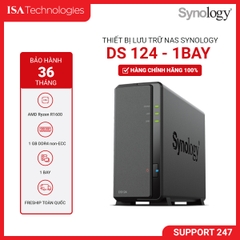 Thiết bị lưu trữ mạng DS124 -1 Bay