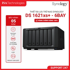 Thiết bị lưu trữ Nas Synology DS1621xs+ 6 Bay