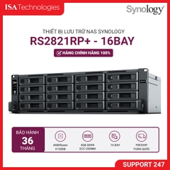 Thiết bị lưu trữ Nas Synology RS2821RP+ 16-bay (up to 28-bay)