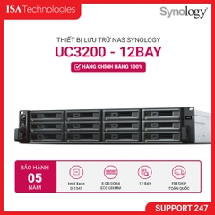 Thiết bị lưu trữ Nas Synology UC3200 12-bay (up to 36-bay)