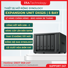 Thiết bị mở rộng Synology DX525 5-bay  hàng chính hãng tại ISA Technology